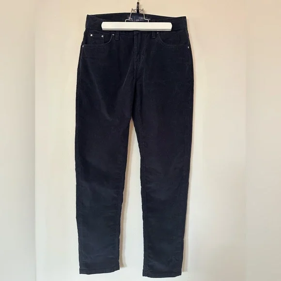 Boden Petite Cord Girlfriend Jeans in Navy - Picture 4 of 8